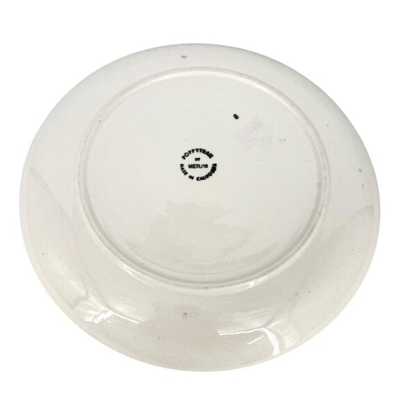 Metlox Poppytrail City Scene Dinner Plates Set Of 2 Vintage California Pottery - Picture 14 of 16